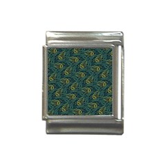 Pattern Abstract Green Texture Italian Charm (13mm)