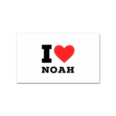 I Love Noah Sticker (rectangular) by ilovewhateva