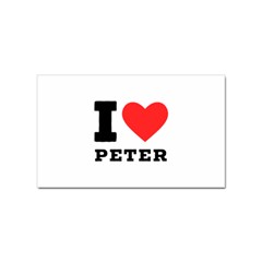 I Love Peter Sticker (rectangular) by ilovewhateva