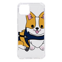 Puppy Cartoon Corgi Iphone 14 Plus Tpu Uv Print Case