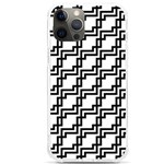 Pattern-monochrome-repeat iPhone 12 Pro max TPU UV Print Case Front