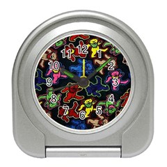 Grateful Dead Pattern Travel Alarm Clock by Semog4