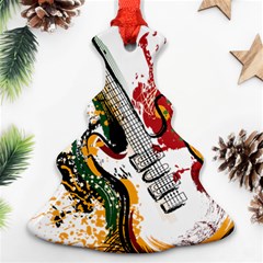 Electric Guitar Grunge Ornament (christmas Tree)  by Salman4z