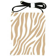 Brown Zebra Vibes Animal Print  Shoulder Sling Bag by ConteMonfrey