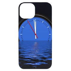 The Eleventh Hour Clock Time Catastrophe Iphone 14 Black Uv Print Case