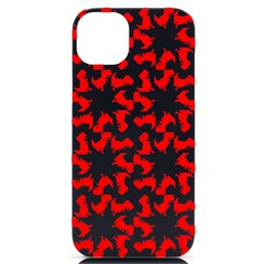 Lonely T-rex Dinosaur Dinosaur Game Pattern Iphone 14 Plus Black Uv Print Case