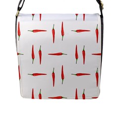 Pepper Flap Closure Messenger Bag (l) by SychEva