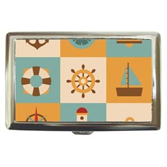 Nautical Elements Collection Cigarette Money Case