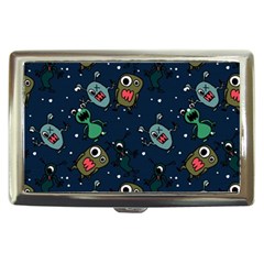 Monster-alien-pattern-seamless-background Cigarette Money Case