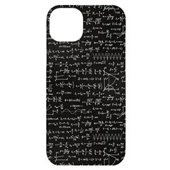 Math-equations-formulas-pattern Iphone 14 Plus Black Uv Print Case