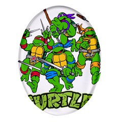 Teenage Mutant Ninja Turtles Oval Glass Fridge Magnet (4 Pack)