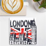 Big Ben City Of London UV Print Square Tile Coaster  Front