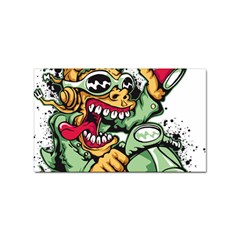 Scooter-motorcycle-graffiti Sticker Rectangular (100 Pack) by 99art