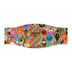 Multicolored Doodle Art Wallpaper Stretchable Headband