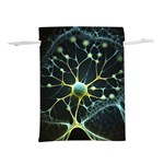 Neuron Network Lightweight Drawstring Pouch (S) Front