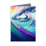 Wave Ocean Sea Tsunami Nautical Nature Water Mini Greeting Cards (Pkg of 8) Right