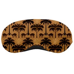 Camel Palm Tree Sleeping Mask by Vaneshop