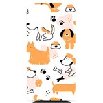 Seamless Pattern Of Cute Dog Puppy Cartoon Funny And Happy iPhone 14 Black UV Print Case Front