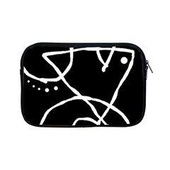 Mazipoodles In The Frame - Black White Apple Ipad Mini Zipper Cases by Mazipoodles