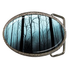 Tree Night Dark Forest Belt Buckles