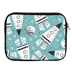 Cute-seamless-pattern-with-rocket-planets-stars Apple Ipad 2/3/4 Zipper Cases by uniart180623