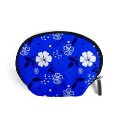 Blooming-seamless-pattern-blue-colors Accessory Pouch (small)