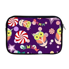 Owl-pattern-background Apple Macbook Pro 17  Zipper Case