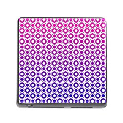 Mazipoodles Pink Purple White Gradient Donuts Polka Dot  Memory Card Reader (square 5 Slot) by Mazipoodles