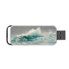 Big Storm Wave Portable Usb Flash (one Side) by uniart180623