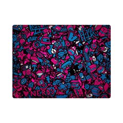 Grafitti Graffiti Abstract Artwork Digital Premium Plush Fleece Blanket (mini) by uniart180623