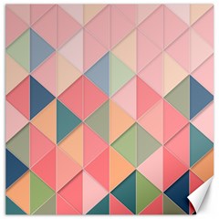 Background Geometric Triangle Canvas 12  X 12  by uniart180623