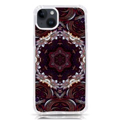 Rosette Kaleidoscope Mosaic Abstract Background Iphone 14 Plus Tpu Uv Print Case