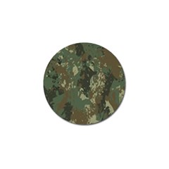 Camouflage-splatters-background Golf Ball Marker by Simbadda