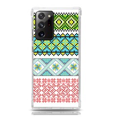 Ukraine Ornament Pattern Symbolism Geometric Samsung Galaxy Note 20 Ultra Tpu Uv Case