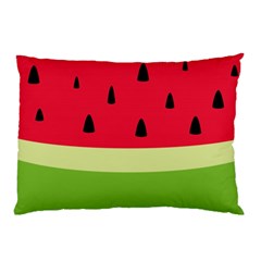 Watermelon Fruit Food Healthy Vitamins Nutrition Pillow Case (two Sides) by pakminggu