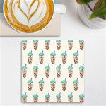 Cute boba UV Print Square Tile Coaster  Front