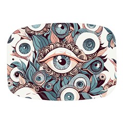 Eyes Pattern Mini Square Pill Box by Valentinaart