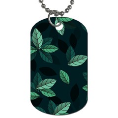 Foliage Dog Tag (two Sides)