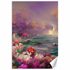 Abstract Flowers  Canvas 12  X 18  by Internationalstore