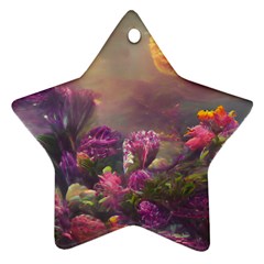 Floral Blossoms  Star Ornament (two Sides) by Internationalstore