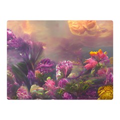 Floral Blossoms  Two Sides Premium Plush Fleece Blanket (mini) by Internationalstore