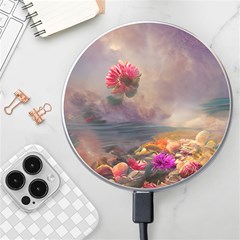 Floral Blossoms  Wireless Fast Charger(white) by Internationalstore