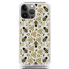 Bee Honeycomb Honeybee Insect Iphone 13 Pro Max Tpu Uv Print Case