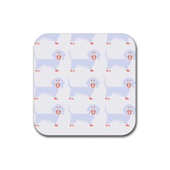 Dachshund Cute Pattern T- Shirt Dachshund Dog Breed Cute Pattern T- Shirt Rubber Coaster (square) by EnriqueJohnson