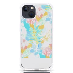 Fashion T- Shirt Fashion Tropical Pattern T- Shirt Iphone 13 Tpu Uv Print Case