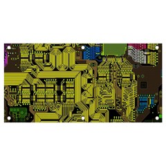 Technology Circuit Board Banner And Sign 4  X 2  by Ket1n9