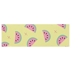 Watermelon Wallpapers  Creative Illustration And Patterns Banner And Sign 12  X 4  by Ket1n9