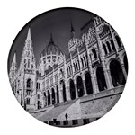 Architecture-parliament-landmark Round Glass Fridge Magnet (4 pack) Front