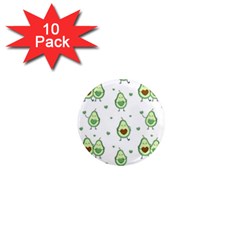 Cute-seamless-pattern-with-avocado-lovers 1  Mini Magnet (10 Pack)  by Ket1n9