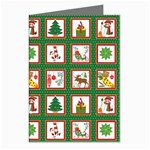 Christmas-paper-christmas-pattern Greeting Cards (Pkg of 8) Left